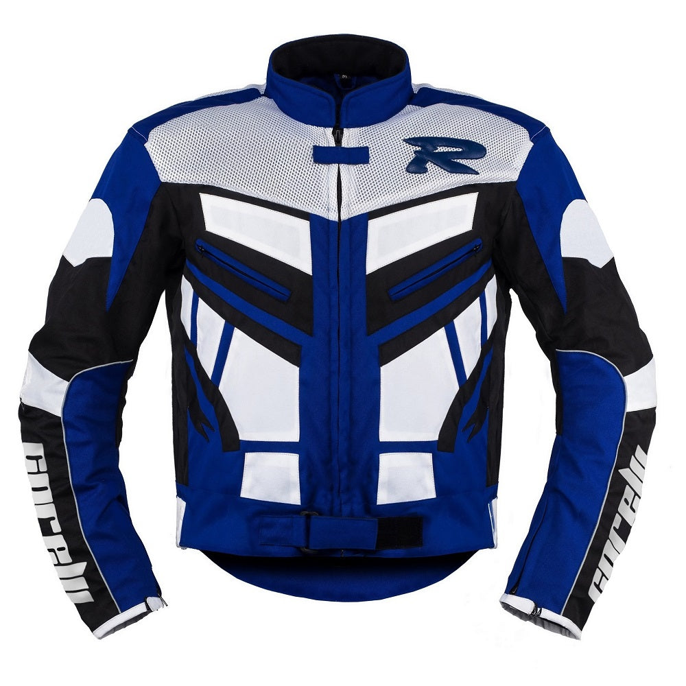 Olymp Blue Motorcycle Racing Textile Jacket