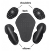 Suzuki Black Motorcycle Textile Jacket