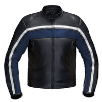 Legacy Blue Motorcycle Racing Leather Jacket – Corelli MG