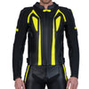 Scorpio Black Light-reflective Motorcycle Racing Leather Jacket