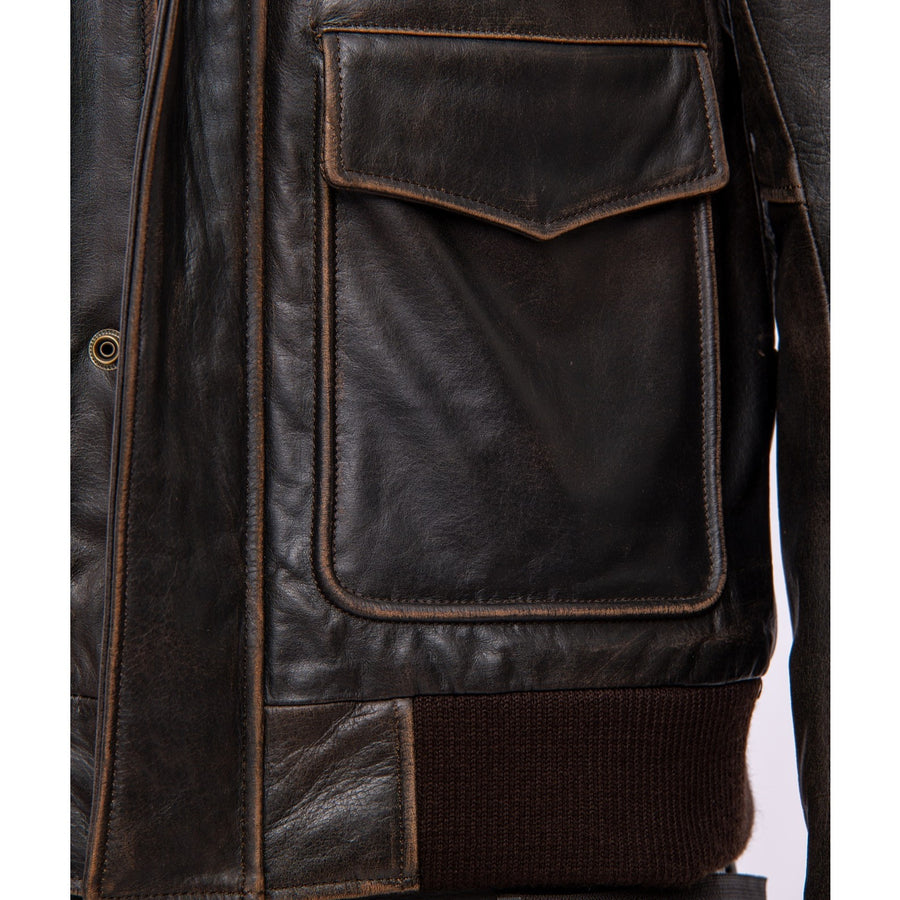 Bomber Motorcycle Leather Jacket