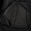 CHALLENGER BLACK MOTORCYCLE LEATHER JACKET, ce protectors, protected, cowhide leather, biker jacket, inner lining, pockets, close-up photo