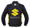Suzuki Yellow Motorcycle Textile Jacket