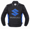 Suzuki Blue Motorcycle Textile Jacket