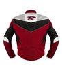 OLYMP RED MOTORCYCLE RACING TEXTILE JACKET back photo