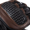Kansas Brown Motorcycle Leather Gloves