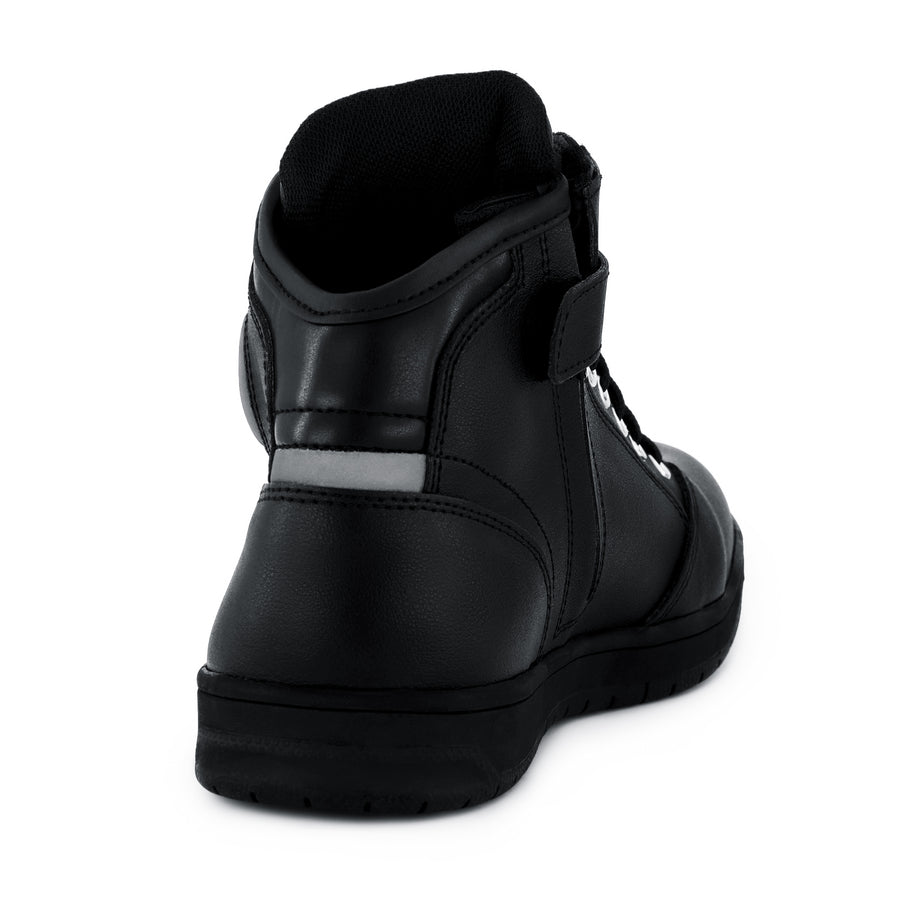 Adventure Men's Motorcycle Black Leather Boots