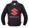 Suzuki Black Motorcycle Textile Jacket