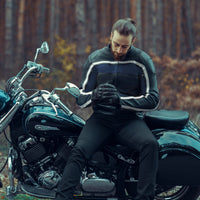 Legacy Blue Motorcycle Racing Leather Jacket – Corelli MG