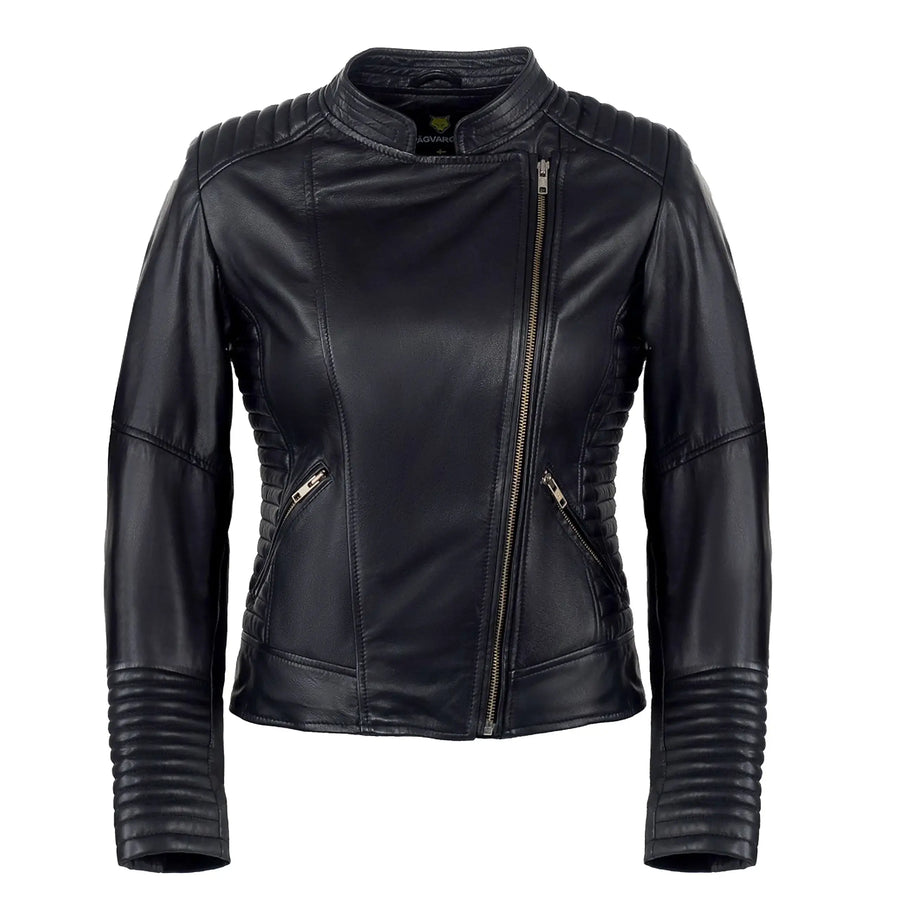AMY'S ARMORED WOMEN'S MOTORCYCLE LEATHER JACKET