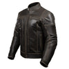 ADVENTURE RETRO MOTORCYCLE LEATHER JACKET