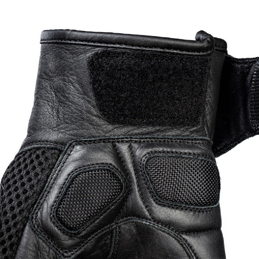 Raven Carbon Racer Yellow Motorcycle Leather Gloves