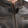 Adventure Retro Brown Motorcycle Leather Jacket