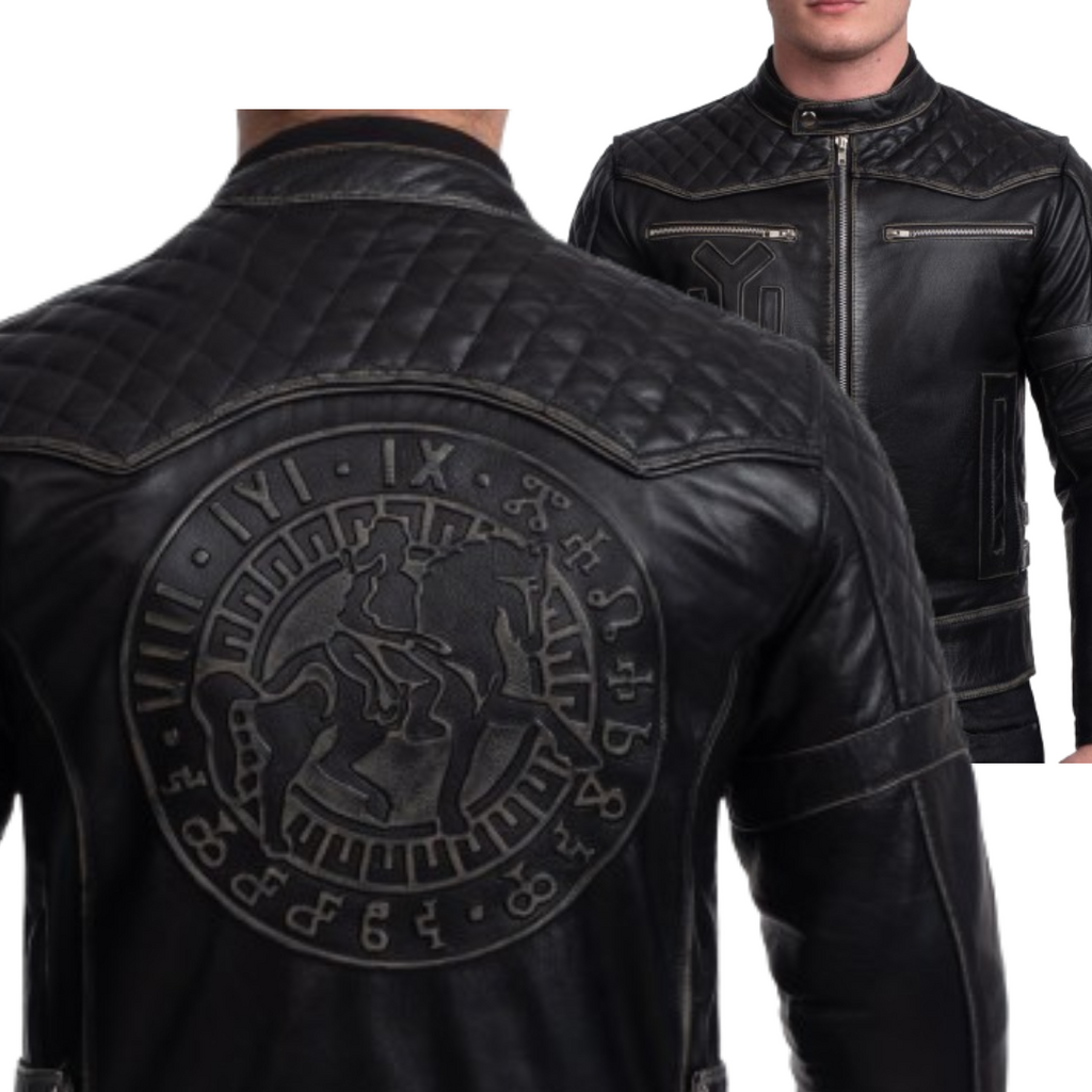 Madara Rider Black Motorcycle Leather Jacket