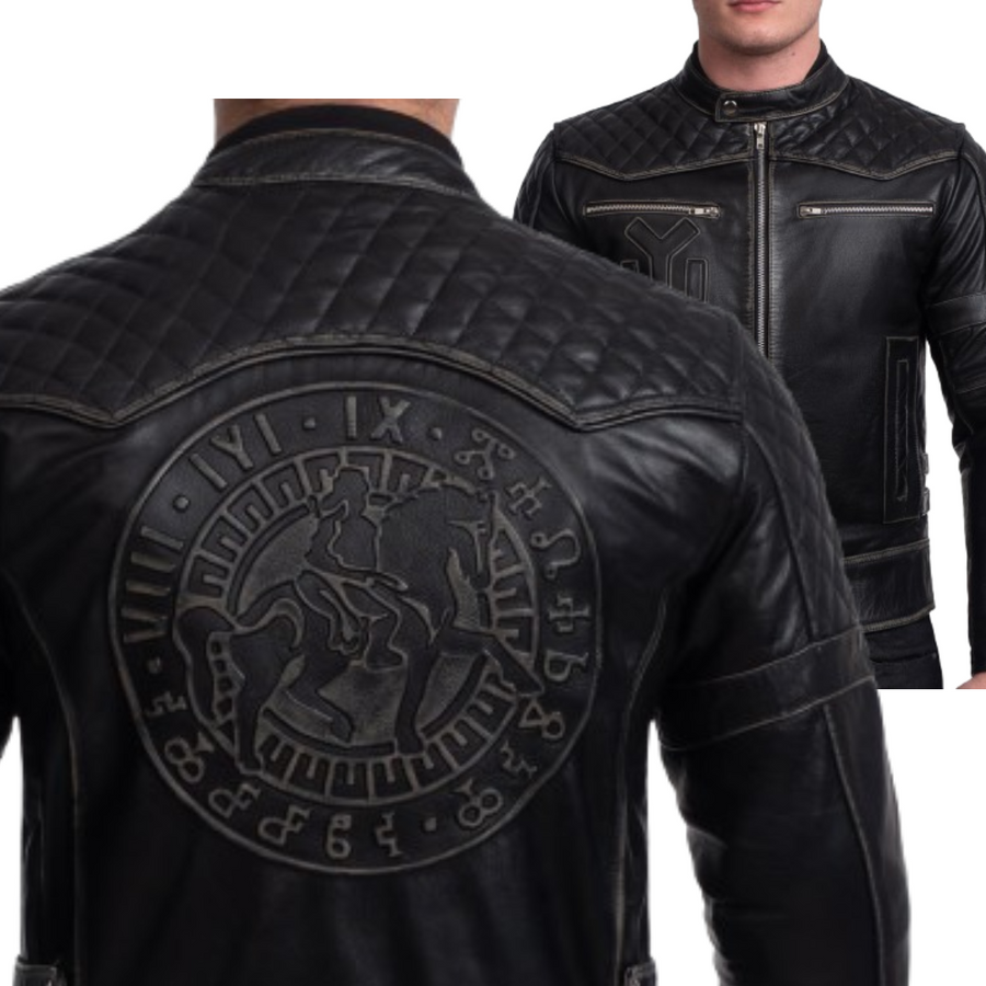 Madara Rider Black Motorcycle Leather Jacket