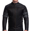 Skull Black Motorcycle Leather Jacket