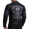 Skull Black Motorcycle Leather Jacket