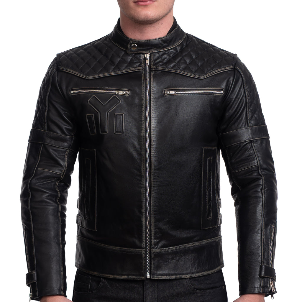 Madara Rider Black Motorcycle Leather Jacket