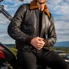 Bomber Motorcycle Leather Jacket