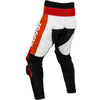 Honda Repsol orange, red, white, black motorcycle racing leather pants (without a hump) (collectible), removable CE protectors, genuine cowhide leather, YKK zippers, pockets, back photo