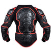 Spartacus three piece motorcycle armored racing suit, CE protectors, vest, pants, knee protectors, mesh, Velcro, back photo