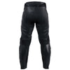 Corelli MG Storm black motorcycle racing leather pants, removable CE protectors, removable inner lining, genuine cowhide leather, YKK zippers, pockets, back photo