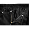 Corelli MG City rider men's protected motorcycle black kevlar jeans, removable CE protectors, cordura, close-up photo